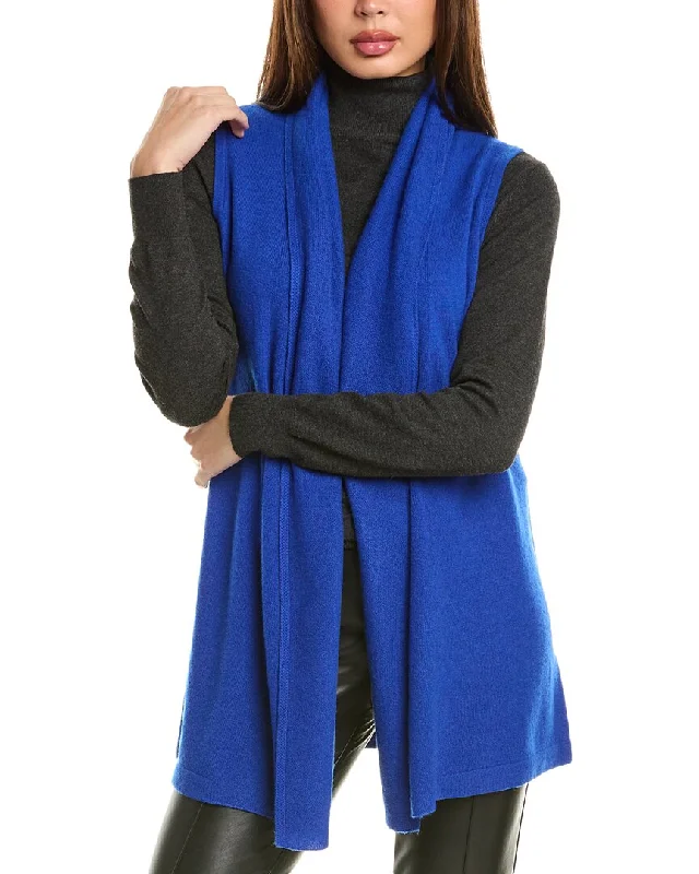 Personal Charm InCashmere Sleeveless Cashmere Cardigan