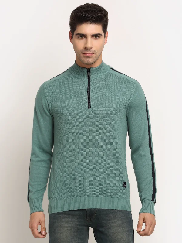 Denim Design Men's Green Sweater
