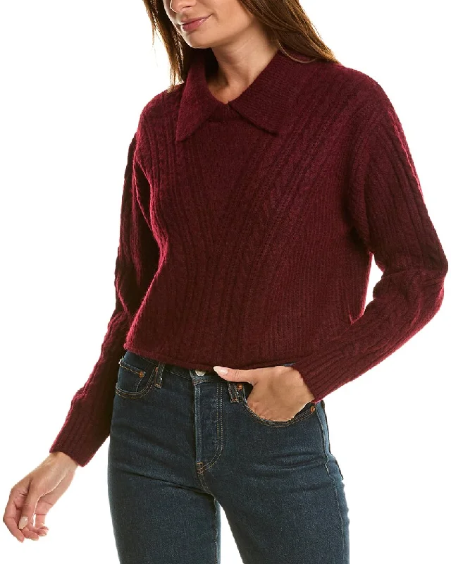 Fresh And Natural 525 America Alecia Mixed Cable Pullover