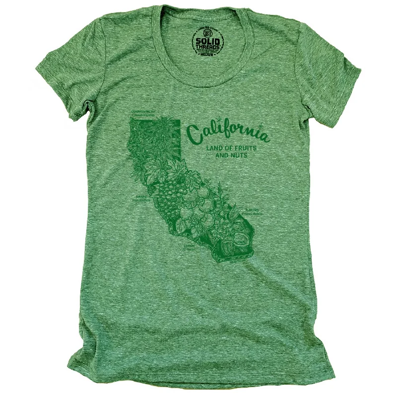 Classic Choice Women's California Land of Fruits and Nuts T-shirt