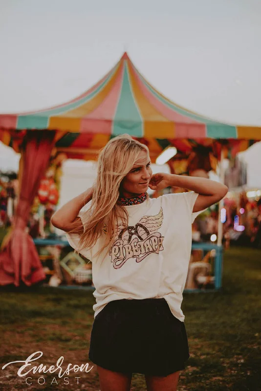 European And American Style Pi Beta Phi Retro Wings Tee