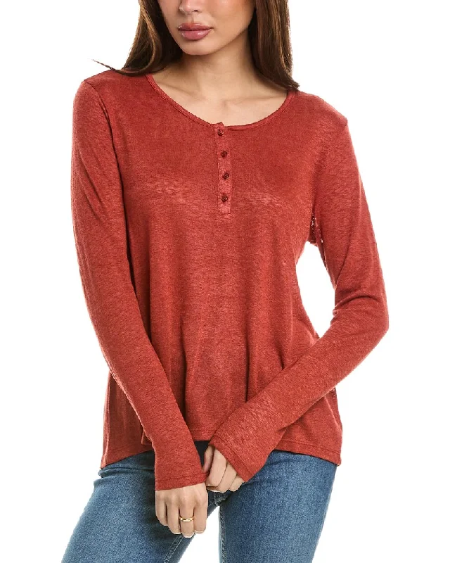 Minimal Comfort Bobeau Caty Henley Top