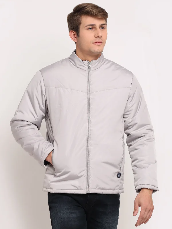 Soft Textures Men's Grey Jacket