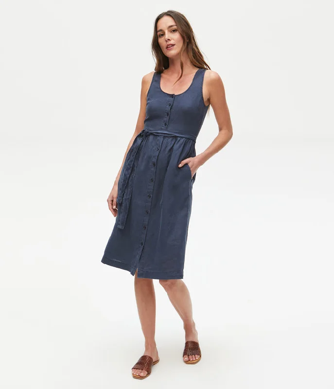 Warm Atmosphere Lulu Button Front Dress