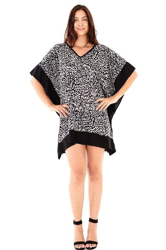 Fern Summer Leaf Tunic Dress