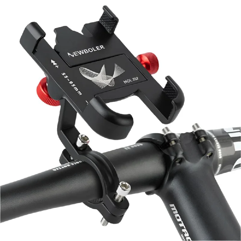 Soft Wearables NEWBOLER MTB Phone Mount Stand Bicycle Holder 360 Degrees Rotatable Aluminum Adjustable Bike Phone Holder Nonslip Holder Soft Wearables NEWBOLER MTB Phone Mount Stand Bicycle Holder 360 Degrees Rotatable Aluminum Adjustable Bike Phone Holder Nonslip Holder