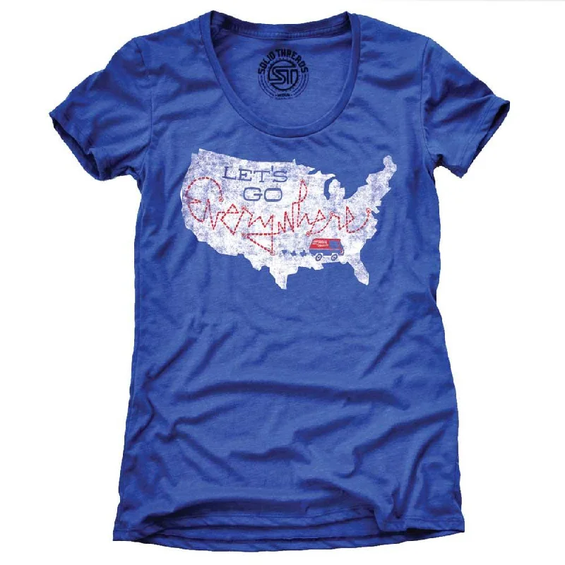 Warm Layers Women's Let's Go Everywhere T-shirt