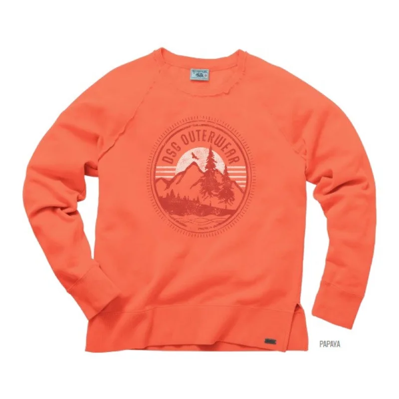 New Products Side Slit Crew Sweatshirt