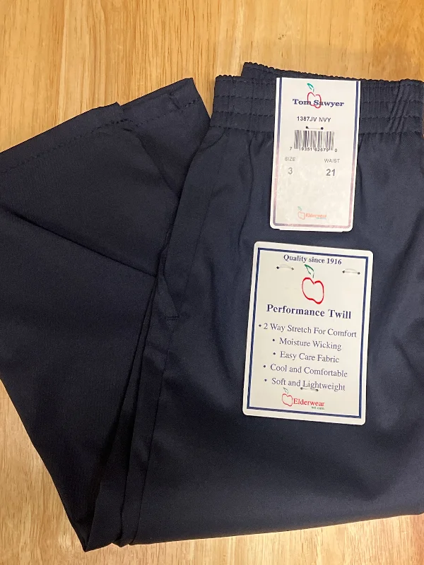 Trendy Layers Navy Performance Pull On Pants- Boy