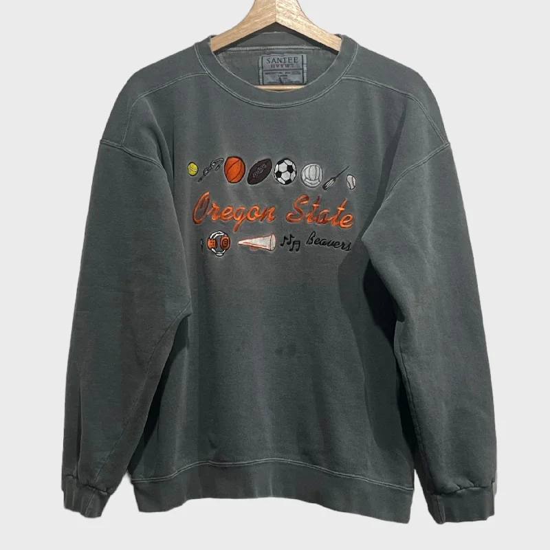 Fashionable And Fashionable Vintage Oregon State OSU Beavers Sweatshirt L