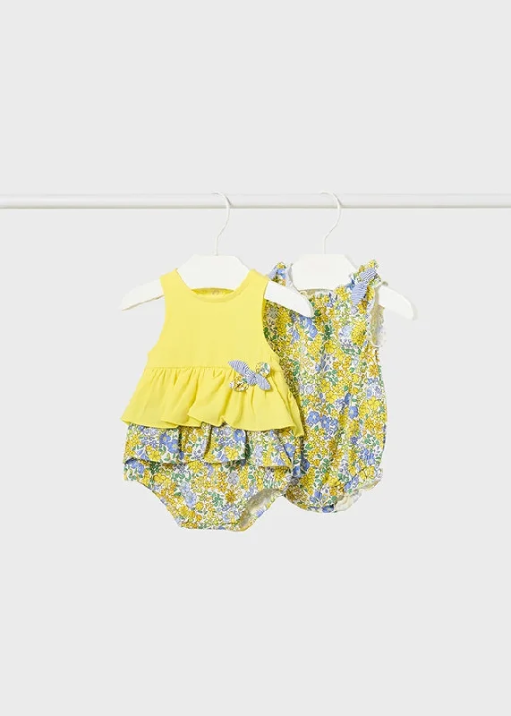 Fresh Comfort Girls Floral Tiered Bubble