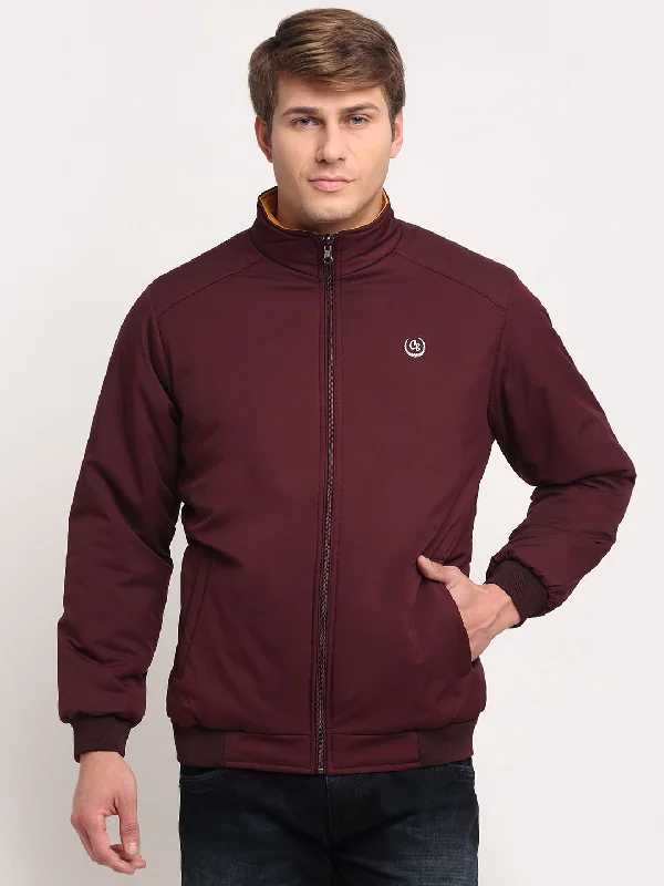 Fresh Comfort Men's Wine & Mustard Reversible Jacket