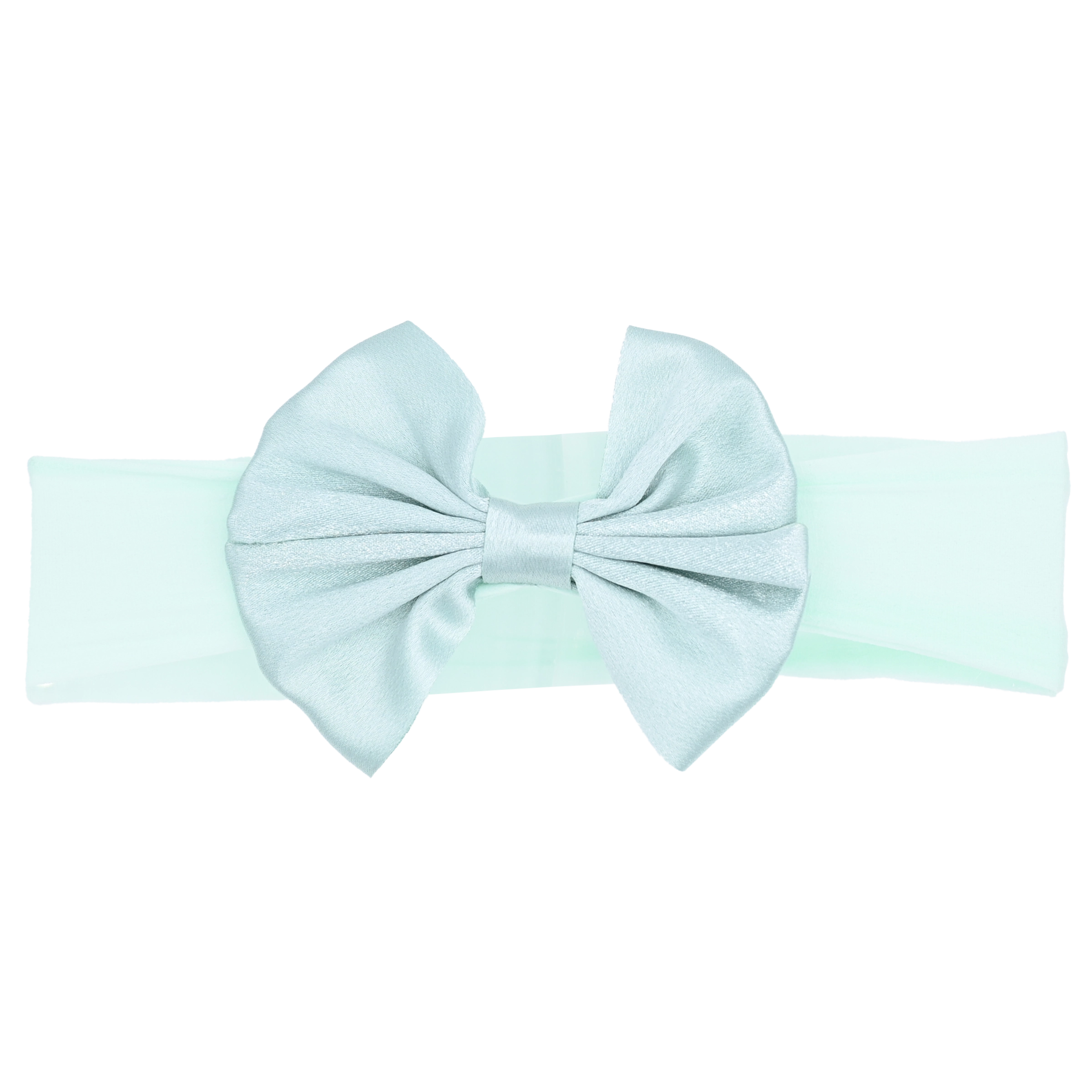 Easygoing Outfits Sage Satin Ribbon Headband