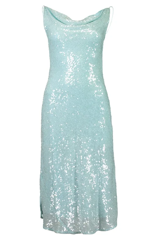Casual Chic Outfits Sequin Midi Dress