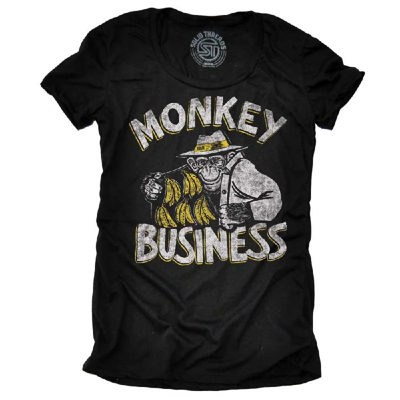 Soft Comfort Women's Monkey Business T-Shirt