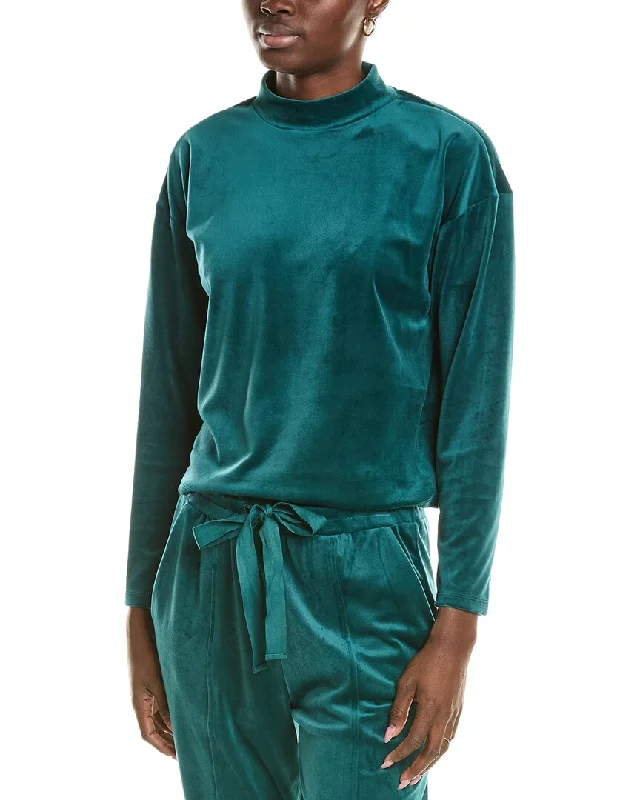 Soft Style 1.State Drop-Shoulder High Neck Top