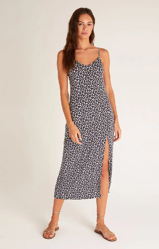 Elegant And Noble Cora Ditsy Floral Midi Dress