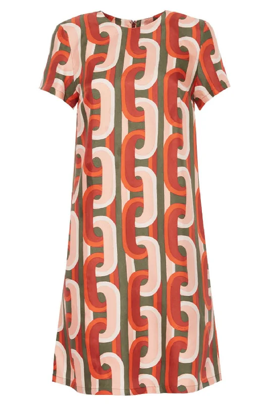 Casual And Comfortable MINI SWING DRESS - PROMETHEUS