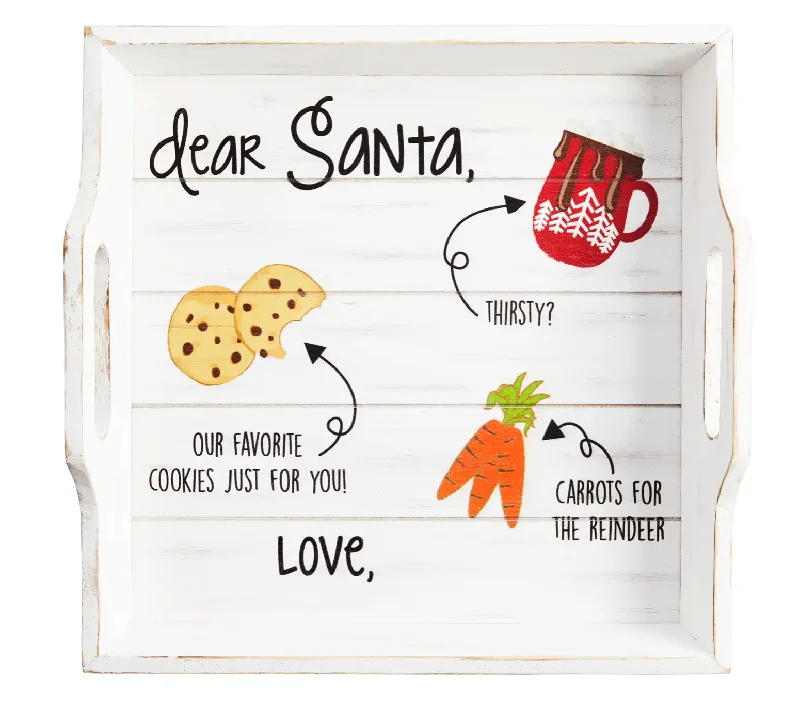 Cozy Fit Dear Santa Tray