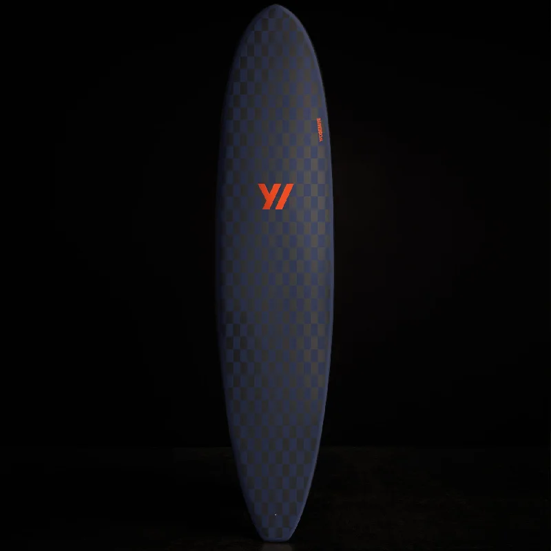 Sports Trend Y/OSEMITE  Checkered Longboard 7'10" - Black/True Navy