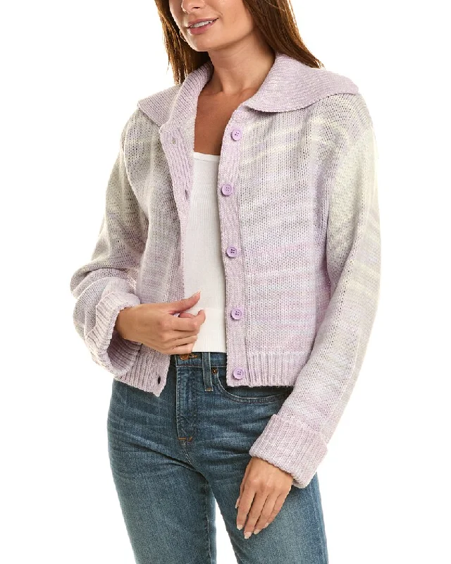 Fashion And Simplicity 525 America Ombre Chunky Collar Cardigan