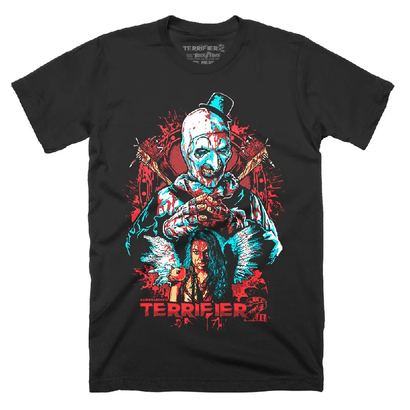 Soft Textures Terrifier 2 Work Of Art T-Shirt