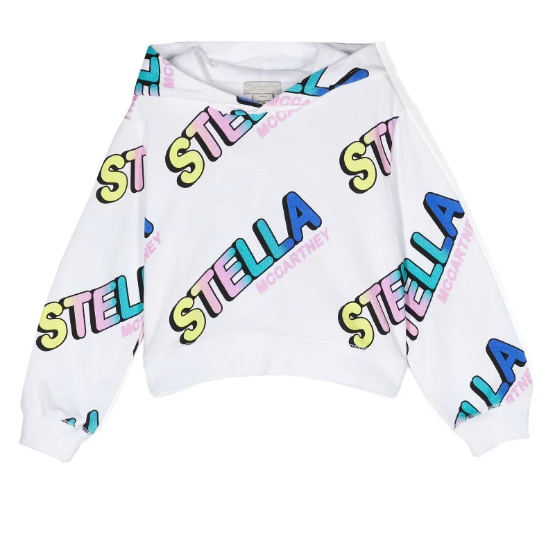 Smart Comfort Wear White Logo Hoodie