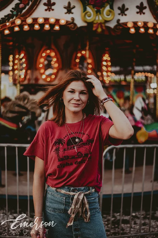 Versatile Items Alpha Delta Pi Beach Van Tee