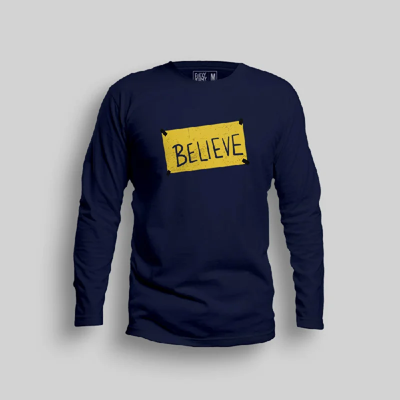 Fashion Must-have Believe: Ted Lasso Tribute Full Sleeve T-Shirt