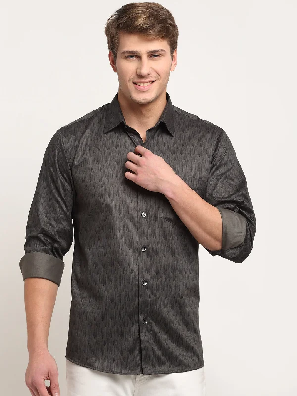College Style Men's Olive Shirt