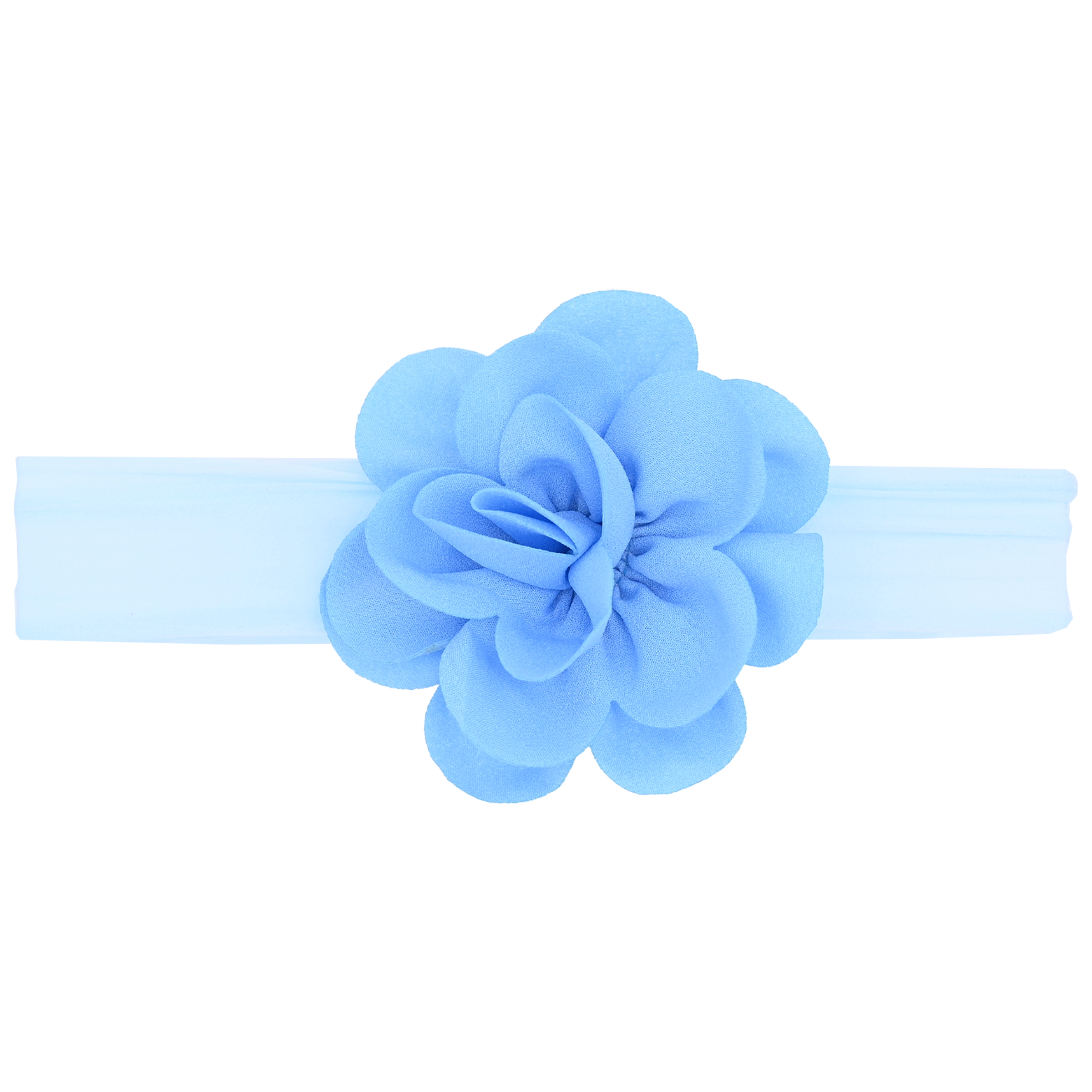 Classic Items Blue Blooming Flower Headband