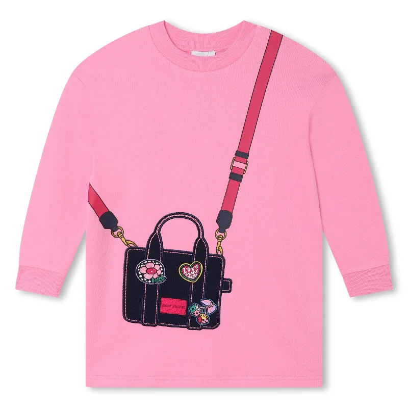Comfortable Jackets Pink Shoulder Bag Sweater Dress