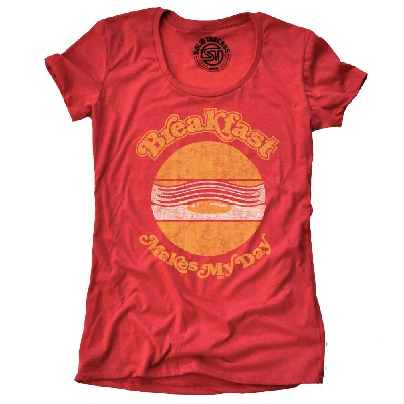 Warm Atmosphere Women's Breakfast Makes My Day T-shirt