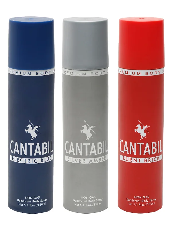Soft Tops Men Set of 3 Deodorant Sprays
