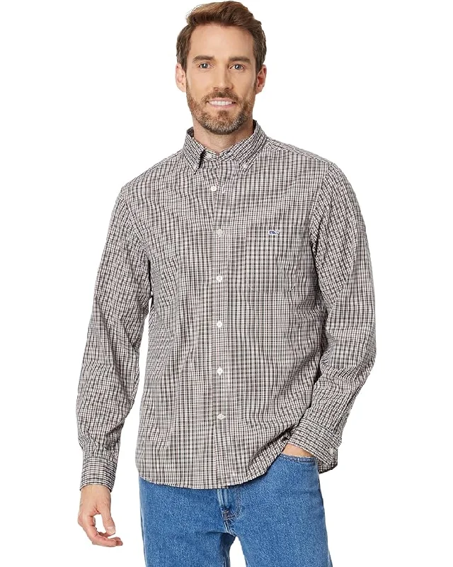 Street Charm Vineyard Vines - Small Check Poplin Shirt