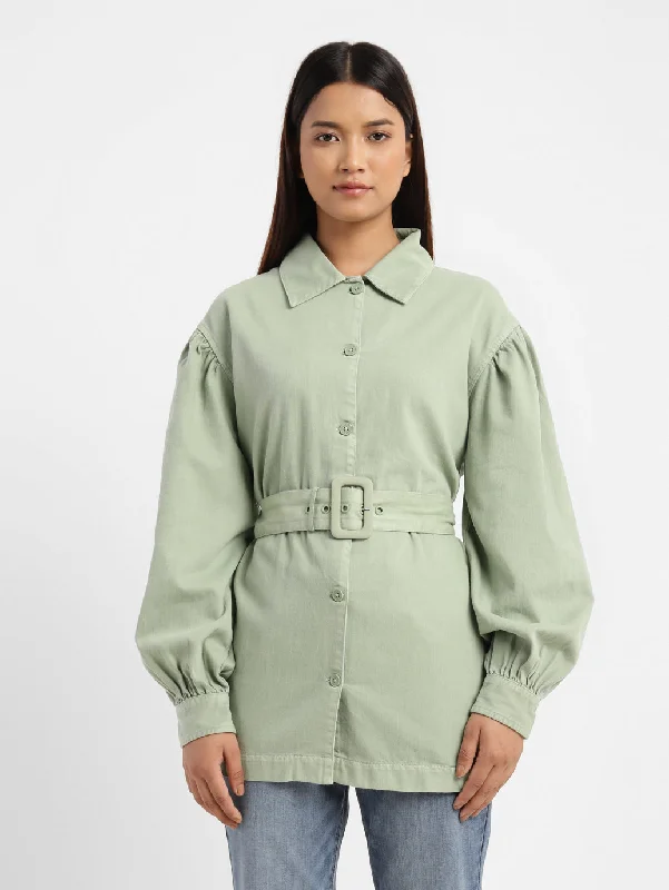 Cozy Apparel Levi's X Deepika Padukone Balloon Belted Shacket
