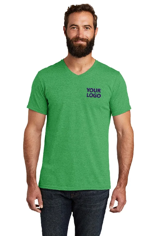 Allmade Unisex Tri-Blend Branded V-Neck Tee, Enviro Green