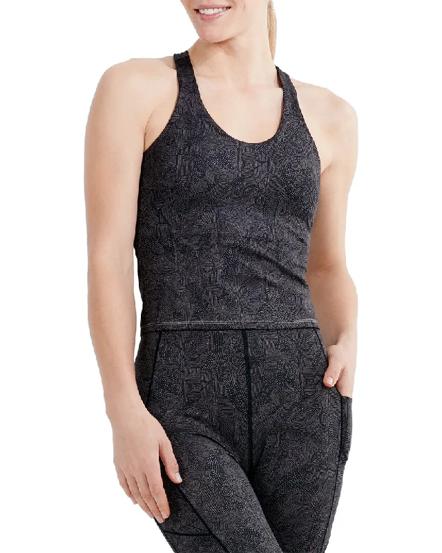 Comfort Fit Nic+Zoe Flexfit Batik Geo Bra Tank