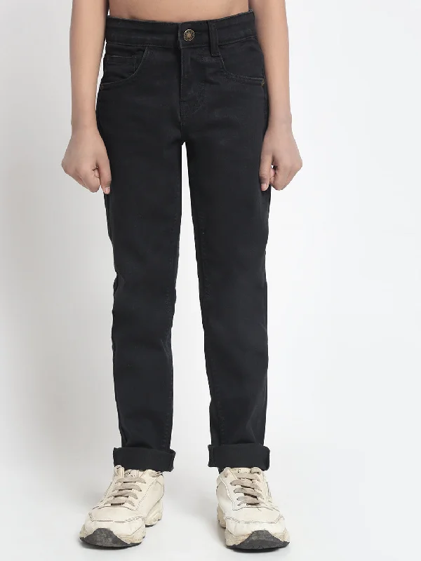 Fresh And Natural Boy's Black Jeans