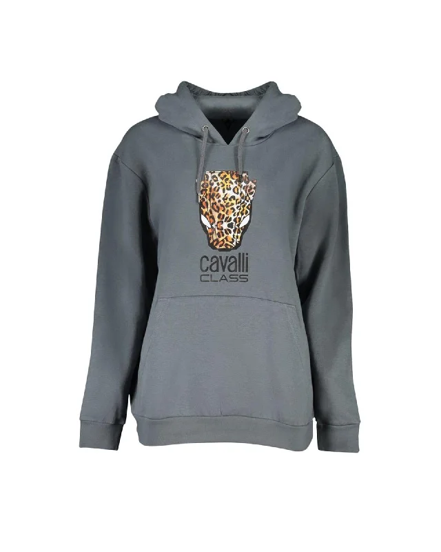 Exclusive Customization Cavalli Class  Men's Leopard Head Hoodie Sweatshirt