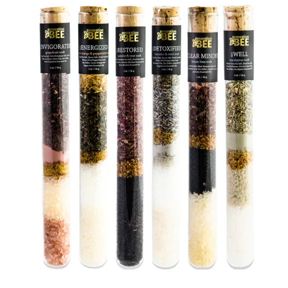 Cozy Vibes Generation Bee 2 oz. Soaking Salts - Multiple Scents!