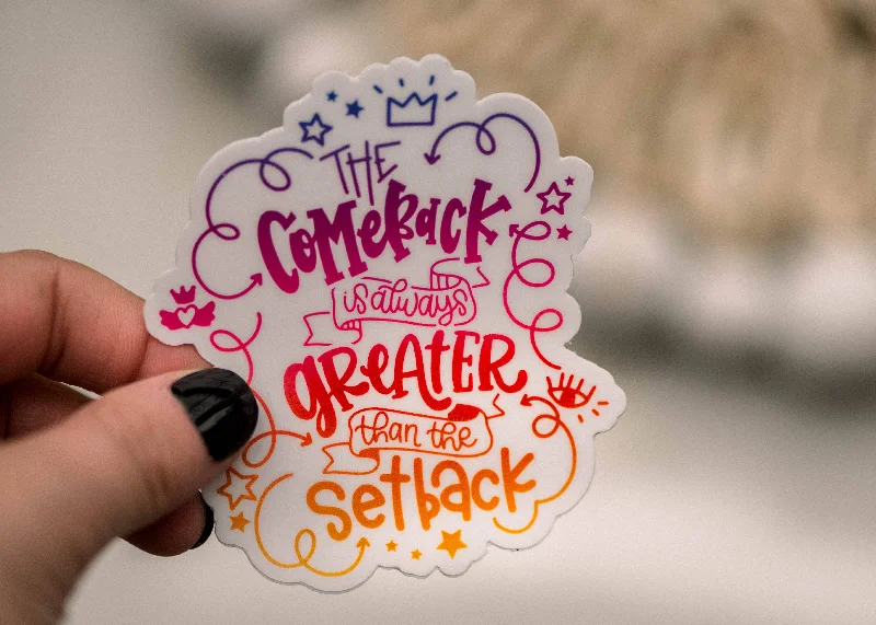 Design Must-have The Comeback Sticker