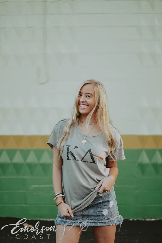 Elegant And Casual Kappa Delta Pink Floyd Band Tee
