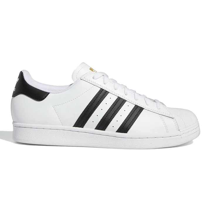 Fashionable In The Times Adidas Superstar Leather ADV Shoe - White