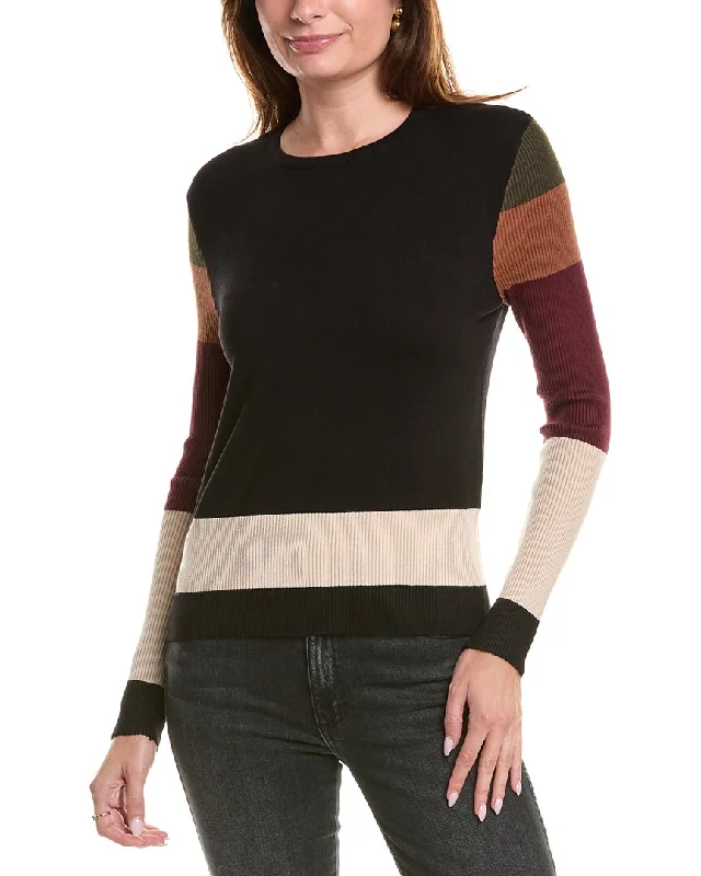 Carefree Style YAL New York Stripe Arm Sweater