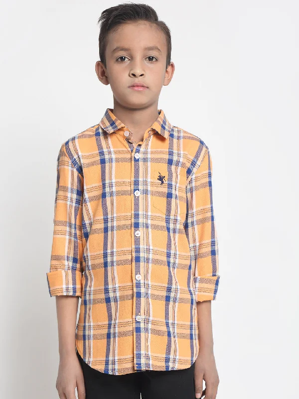 Carefree Boys Orange Shirt
