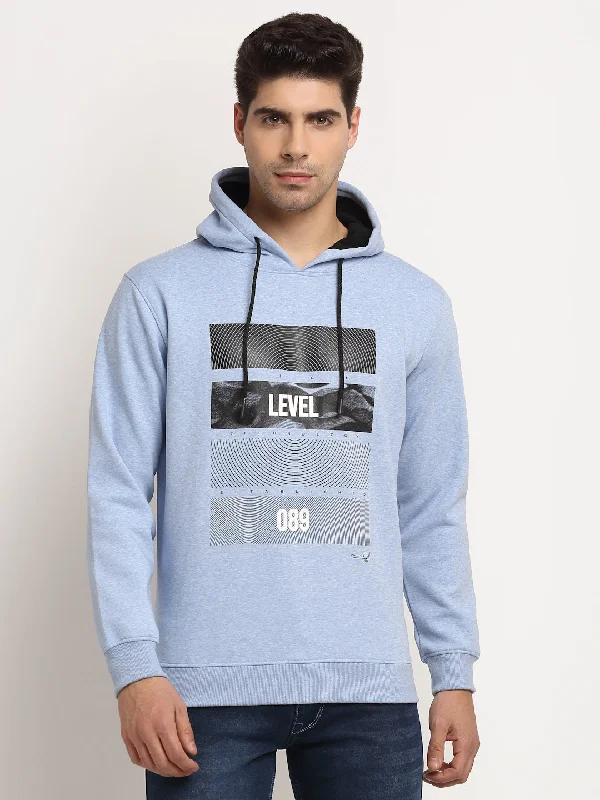 Cozy Fit Men's Sky Melange Sweatshirt