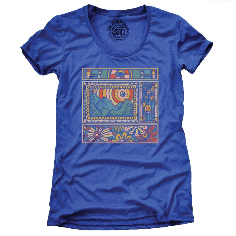 Relaxed Style Women's Trippy Nature T-shirt | Design by Dylan Fant
