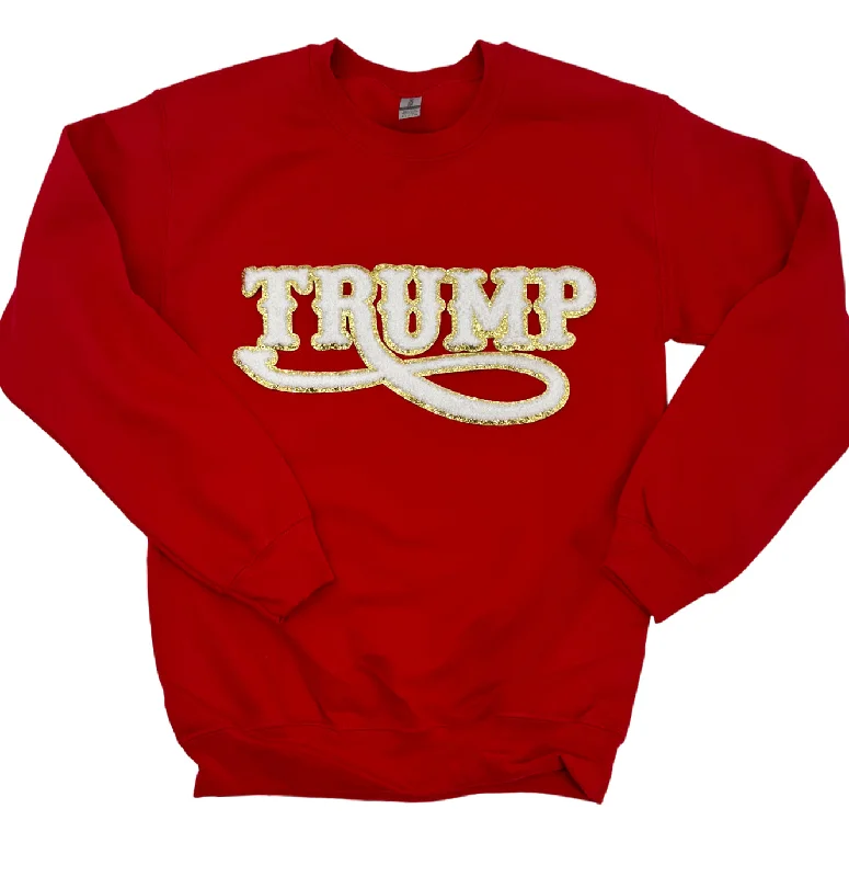 Fresh And Natural SW-6723 Trump Sweatshirt Red