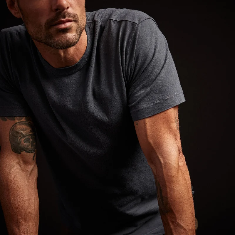 Luxury Customization Short Sleeve Crew Neck - Maine Pigment